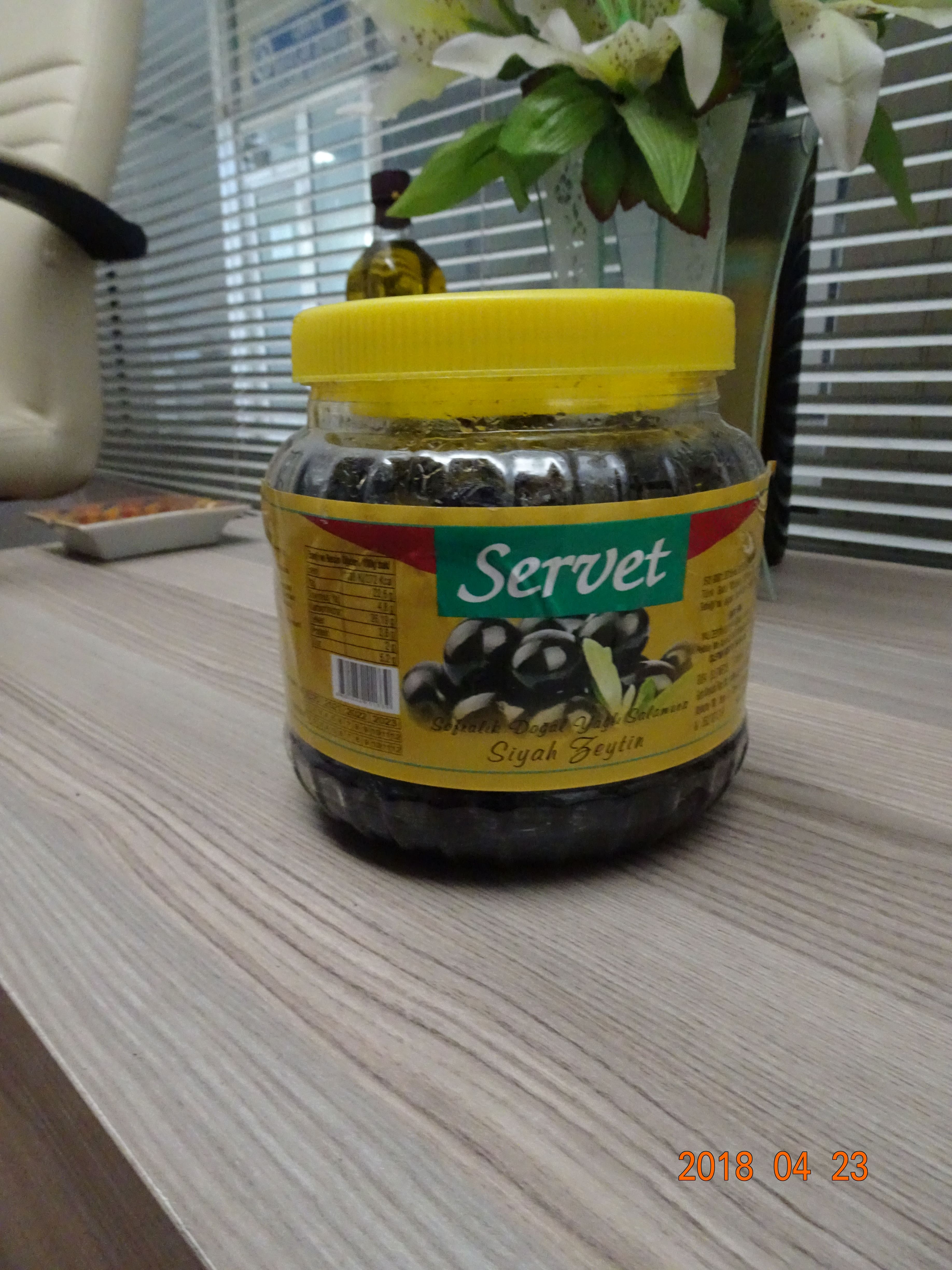 Yağlı Salamura Siyah Zeytin